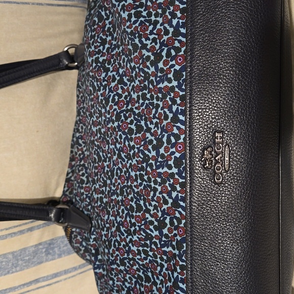 Convertable Coach Bag Flowers SATCHEL RANCH FLORAL PRINT Nylon - Picture 2 of 9